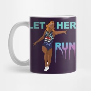 Sha'Carri Richardson Let Her Run! Mug